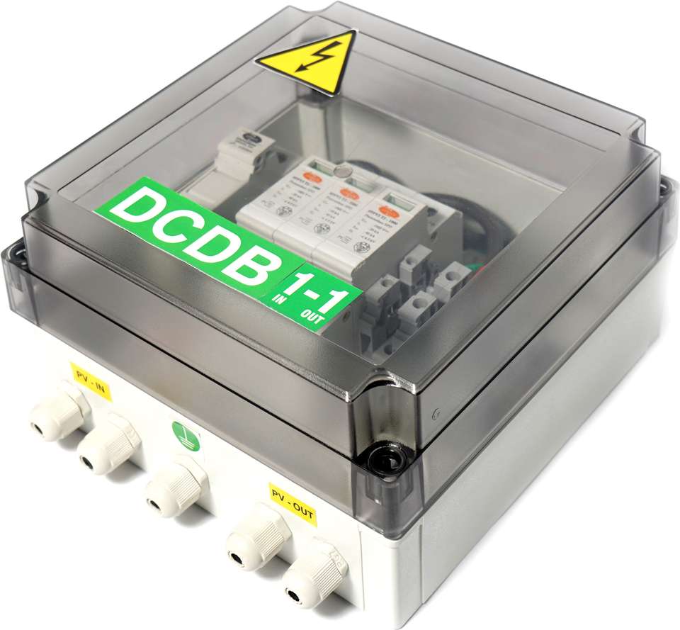 Dcdv Box Hygridsolar DC Distribution Box 1 in 1 Out (DCDB) for Solar Panel up to ...
