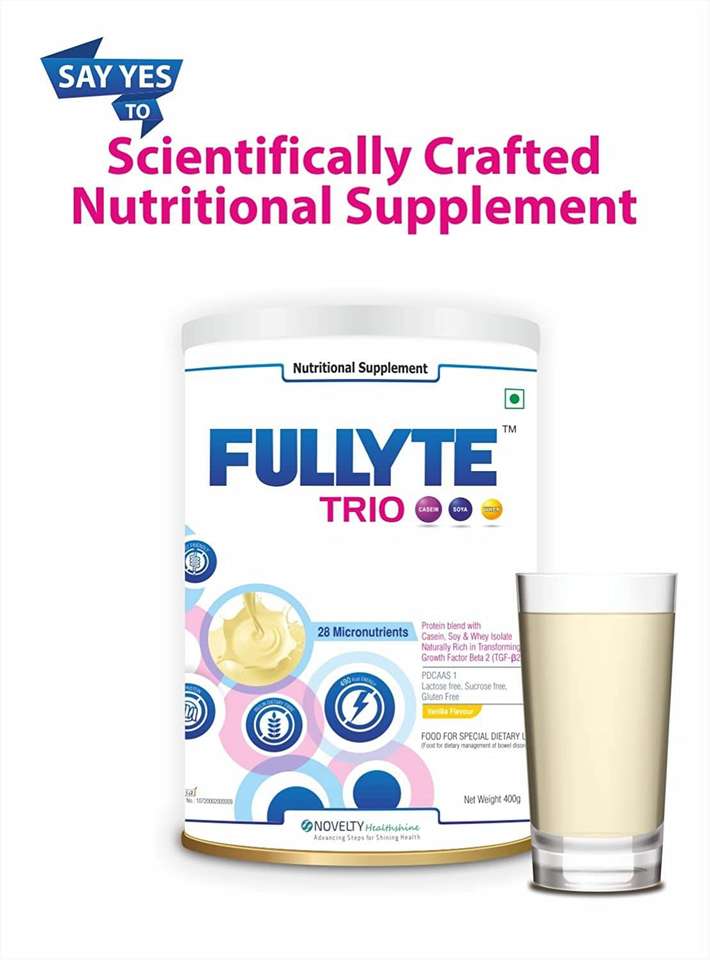 Fullyte Cd Powder fullyte TRIO Natural Protein Powder Nutrition Supplement Protein Blends ...