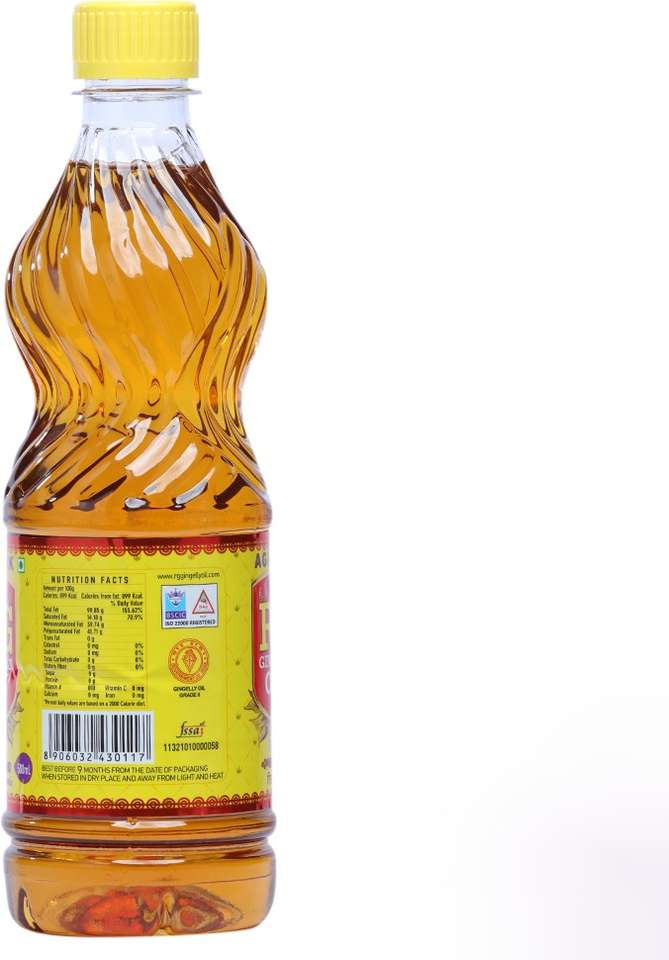 RG Gingelly Oil | Nallenna/ Ellanna | Combo pack of 2 | 500 ML*2 ...