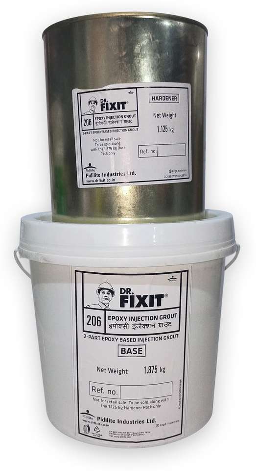 Pidilite Dr. Fixit Epoxy Injection Grout [3 KG] Two-Part Epoxy Based ...