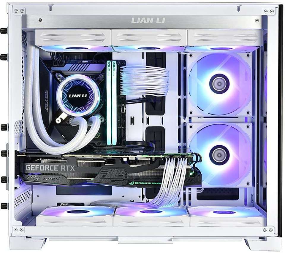 Key.com Icon Lian Li ST120 - White Case Fan Cooling Fan Cabinet Cooler - Lian Li ...
