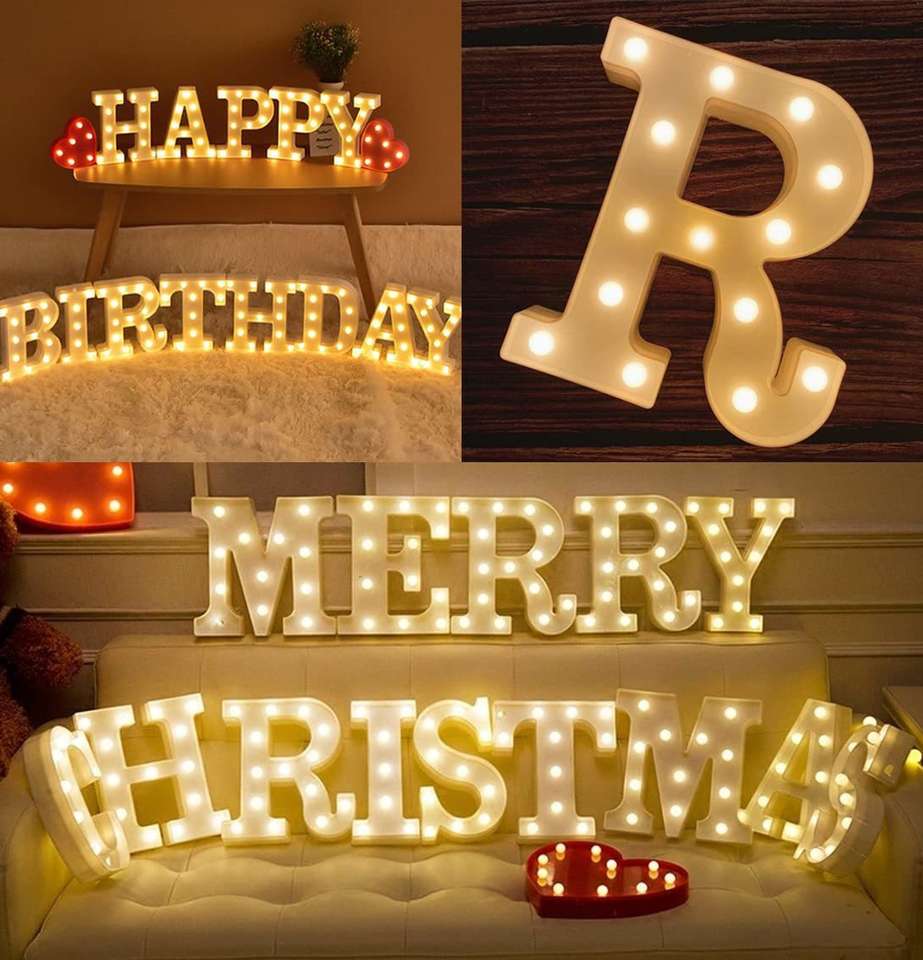 Party Propz Marquee Light , R Letter LED Light / LED Letter Light ...