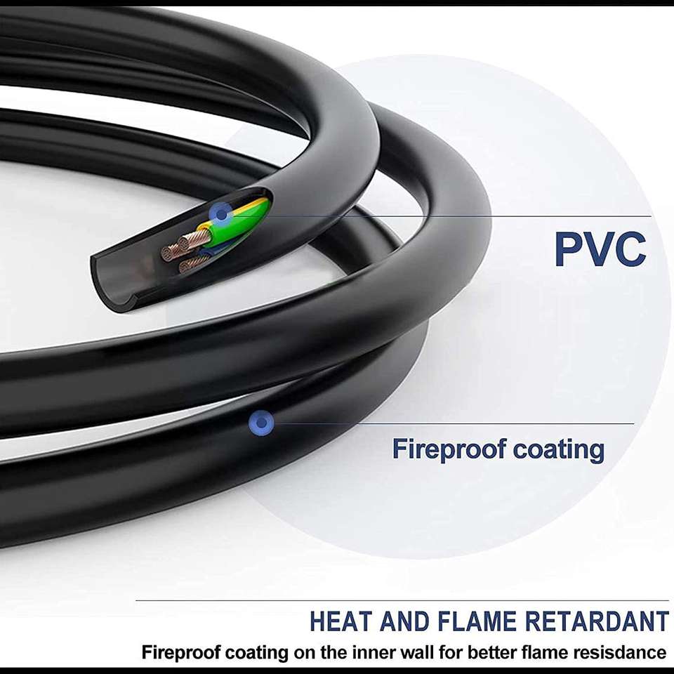 samest Power Sharing Cable 1.5 m Computer Power Cable Cord for Desktops ...