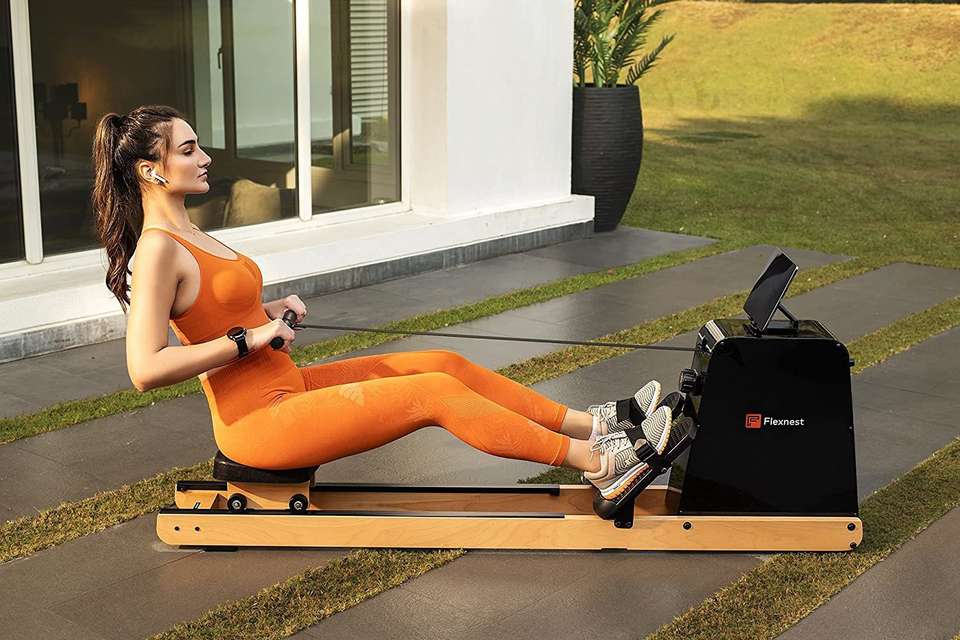 Flexing Rowing Machine Flexnest Flexrower|Classes from Trainers & Virtual Row On App Bluetooth ...