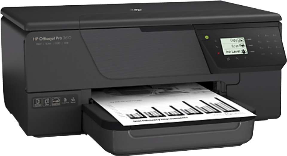HP Officejet Pro 3610 Black and White Printer - HP : Flipkart.com