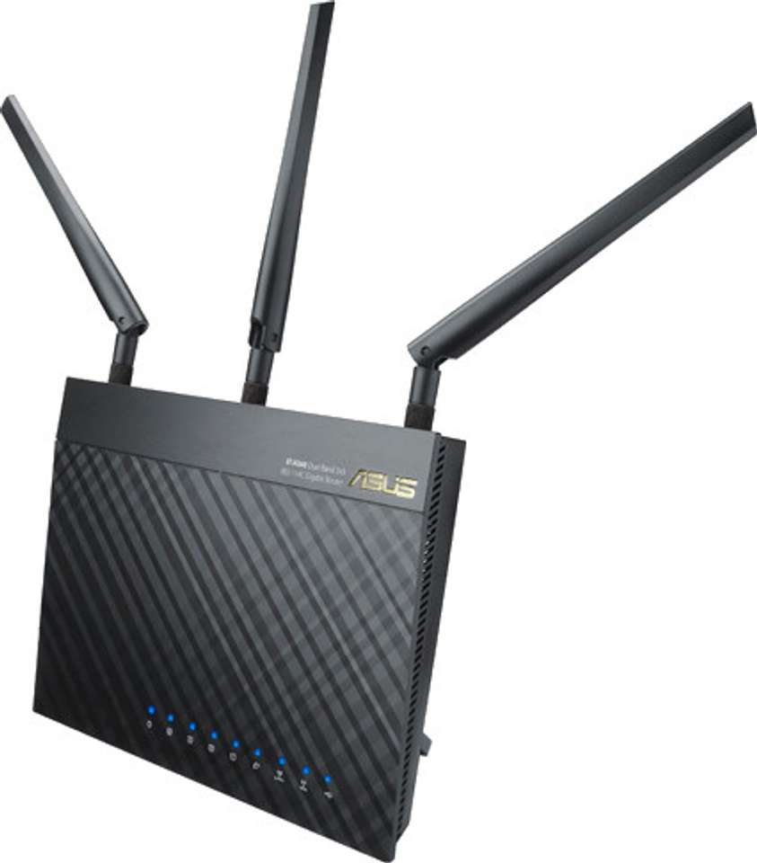 Asus RT-AC66U 802.11ac Dual-Band Wireless-AC1750 Gigabit Router - ASUS ...