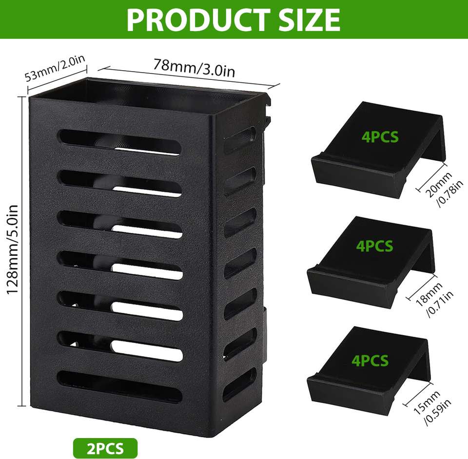HASTHIP Aquarium Plant Holder with Hooks and Suction Cups, Fish Tank ...