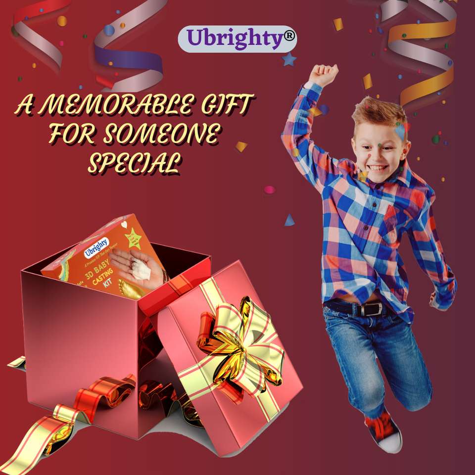 Ubrighty Ubrighty 3D Hand and Foot Casting Kit for Baby (Molding Powder 350gm ...
