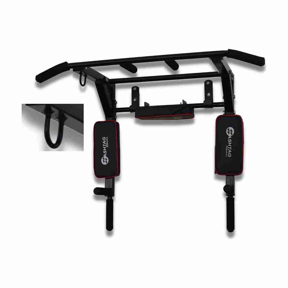 Bar For Exercise HASHTAG FITNESS Wall mount pull up bar, 3 in 1 Dip Station - Buy ...