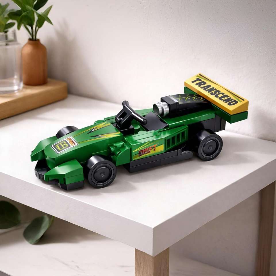 ThinkerPlace Track Pioneer F1 Pull Back Racing Car Building Set - 57 ...