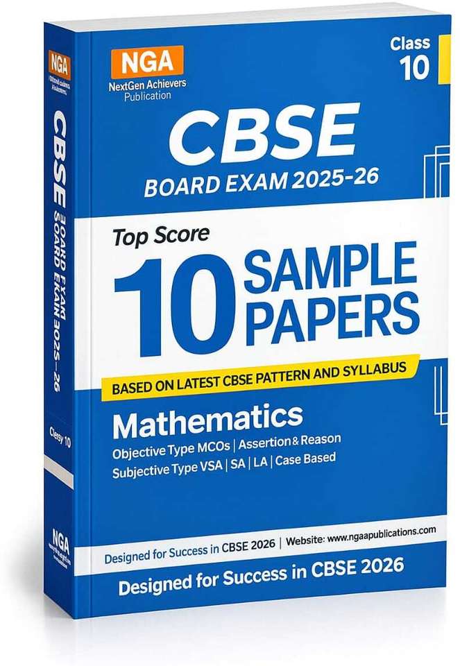 One Class Math Paper Sample CBSE Class 10 Mathematics | Top Score 10 Sample Papers | Board Exam ...