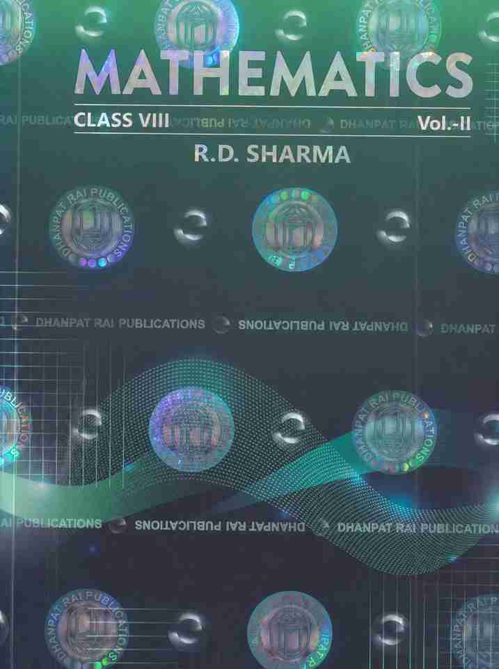 R D Sharma Class 8 Part 2 Mathematics 2026 Edition | For 2026-27 CBSE ...