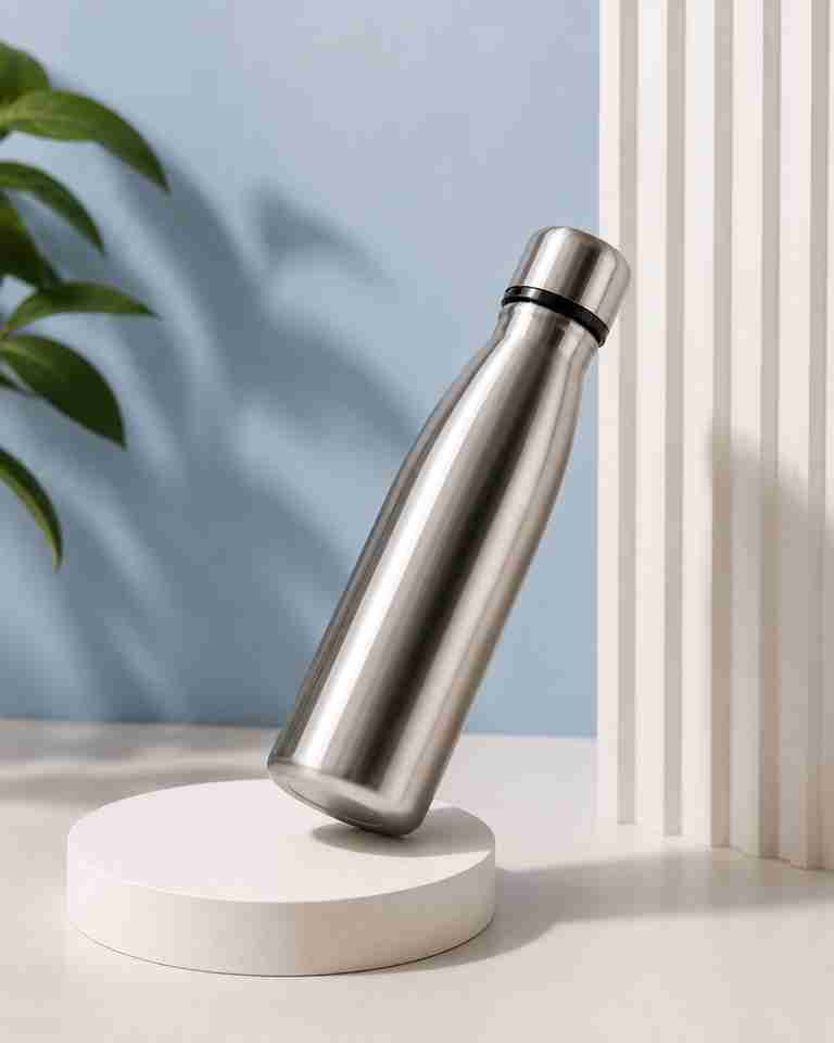 HUZUR JI TRADERS Stainless Steel Water Bottle 1000ml Leak Proof 950 ml ...