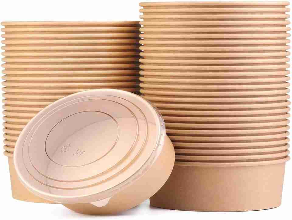 Aakriti Paper Soup Bowl Paper Food Box with Lid, Disposable Soup Bowl ...