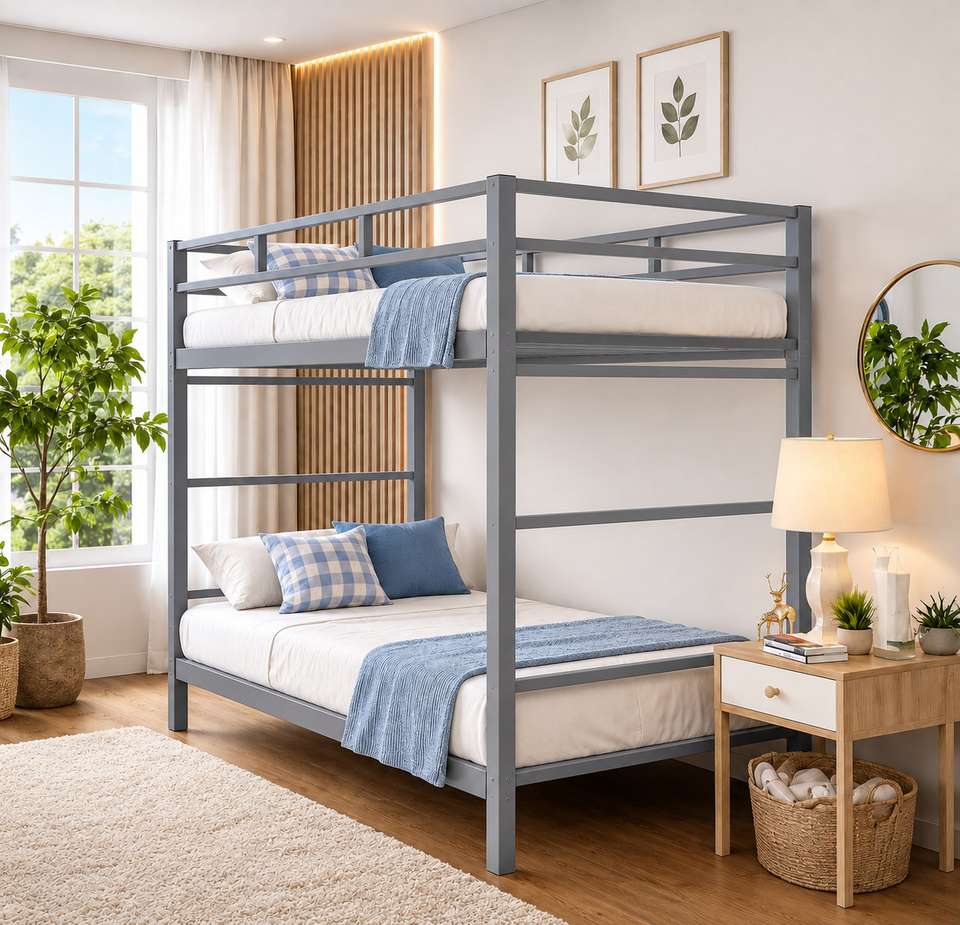 Auxiliary ®™|Ultra Bunk Bed for Junior/Adult with Guard Rail, Space ...