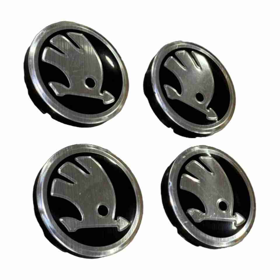 IAKR Wheel Hub Cap for Skoda All Old Model Fabia/Laura/Octavia/Superb ...