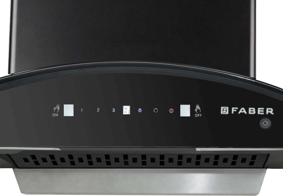 FABER HOOD MAGNUS IN HC SC FL EBK 60 1500 CMH 60 cm Auto Clean Chimney ...