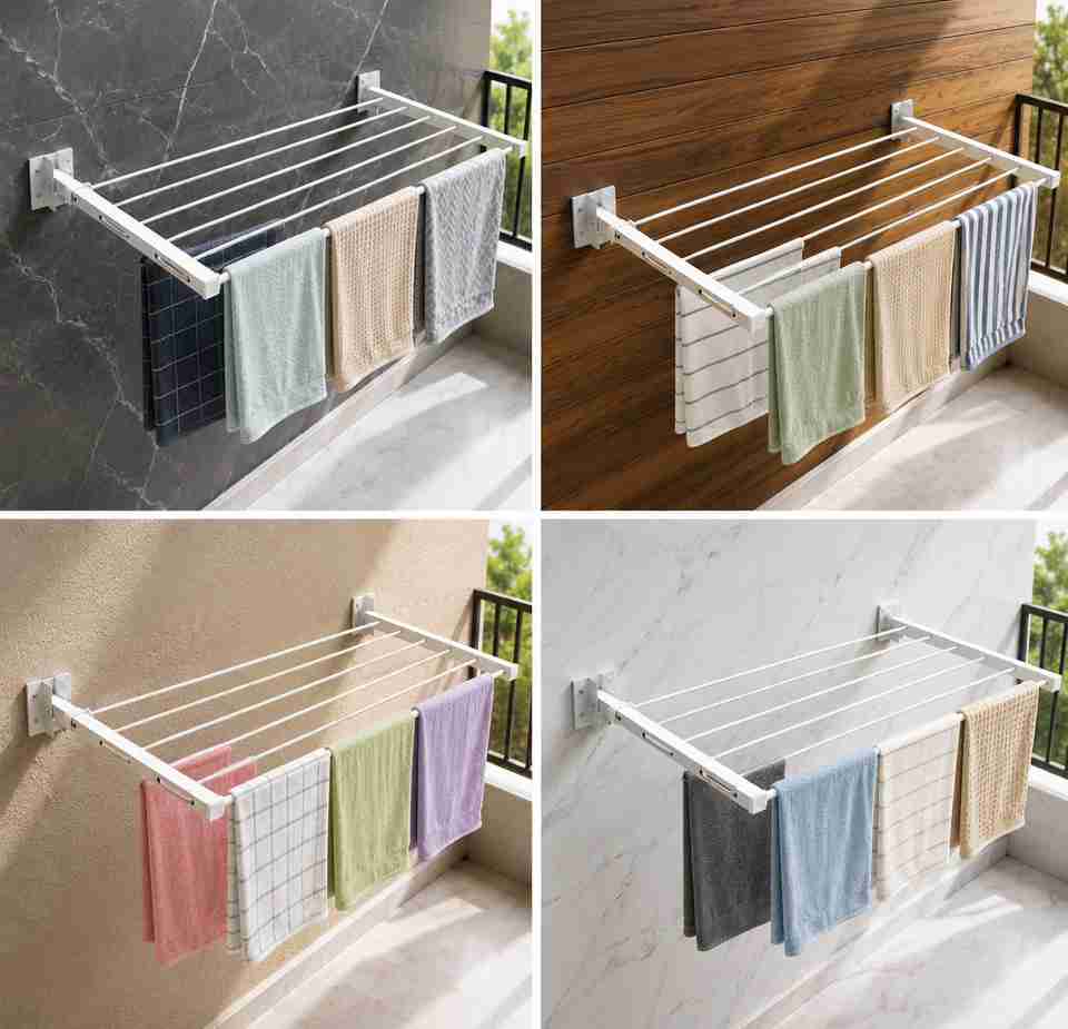 Sliver R UAFASHION Steel Wall Cloth Dryer Stand DRYRACK-101 Price in India - Buy ...