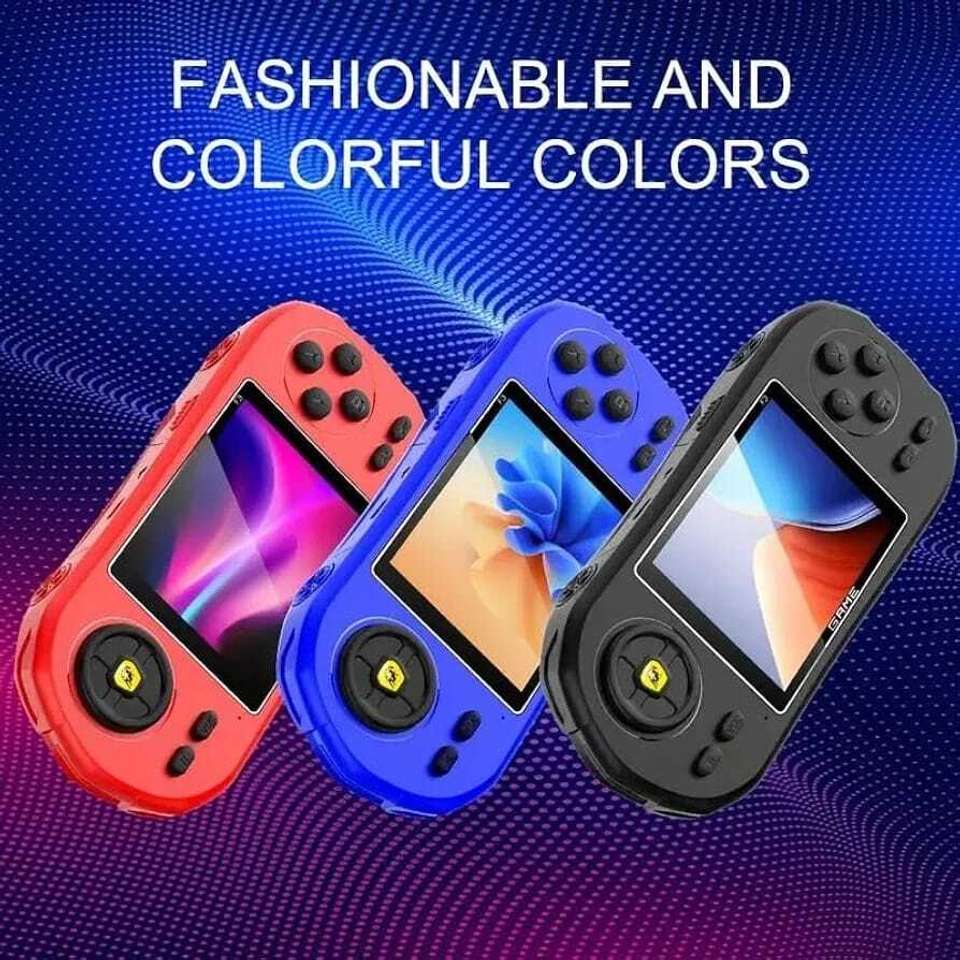 F3 Retro Game Console Handheld with 2 Player Classic Game ,620 Built-in ...