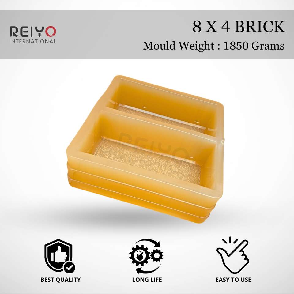 REIYO PVC Rubber 8x4 matt-2 kvt Paver Moulds| interlocking paver mould ...