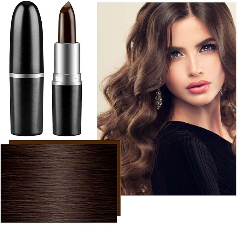 Winble Natural Black Hair Color Stick | Instant Root Touch Up for Grey ...