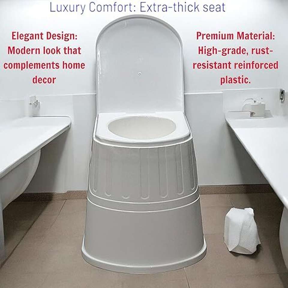 flipop Indian Toilet to Western converter | Toilet Chair | Shower Stool ...