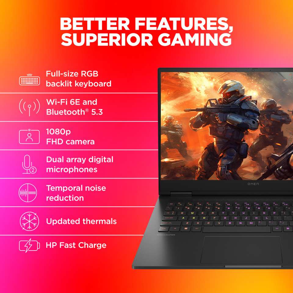 HP Omen AMD Ryzen 7 Octa Core 7840HS - (16 GB/1 TB SSD/Windows 11 Home ...