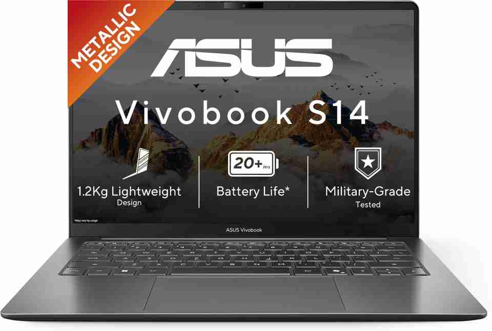 ASUS Vivobook S14 (2026) Intel Core 7 350 - (16 GB/512 GB SSD/Windows ...