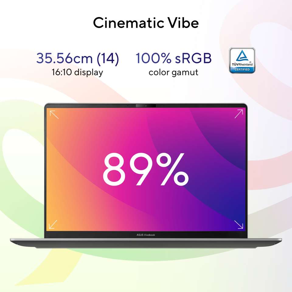 ASUS Vivobook S14 (2026) Intel Core 7 350 - (16 GB/512 GB SSD/Windows ...