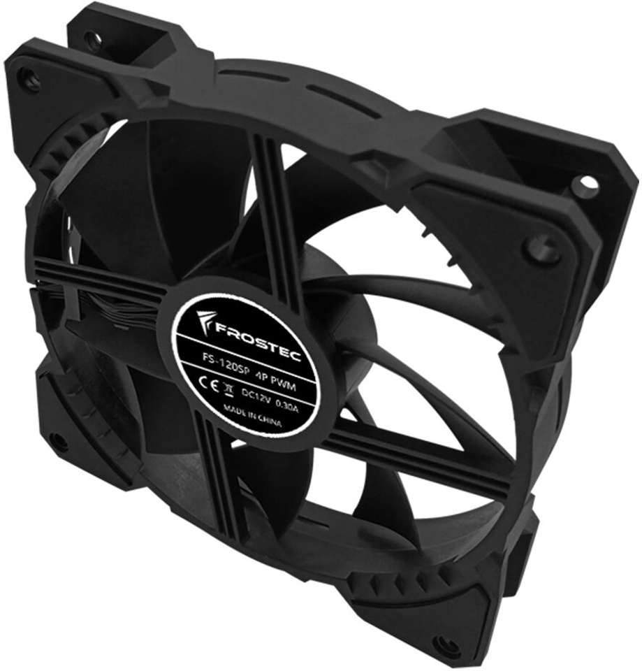 Frostec FS-120SP 120MM PWM Case Fan with Built in PWM Splitter Cooling ...