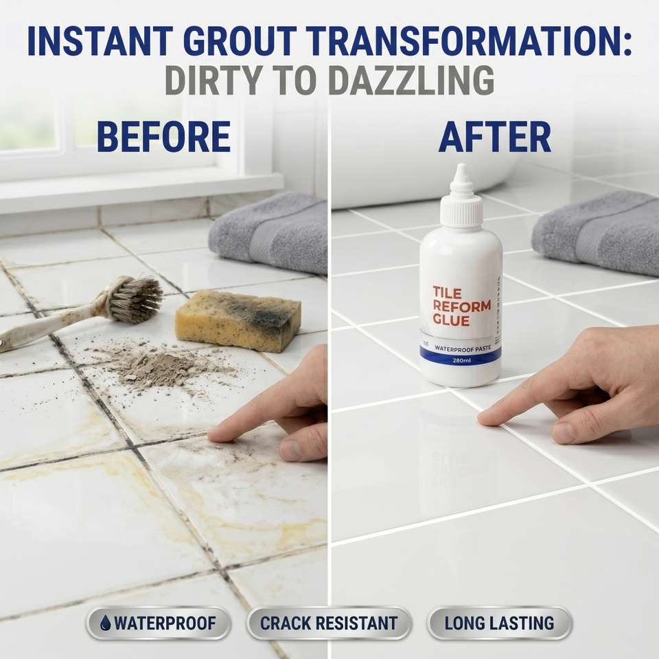 CRKARTO Premium Waterproof Tile Gap Filler & Grout Sealer Agent Crack ...