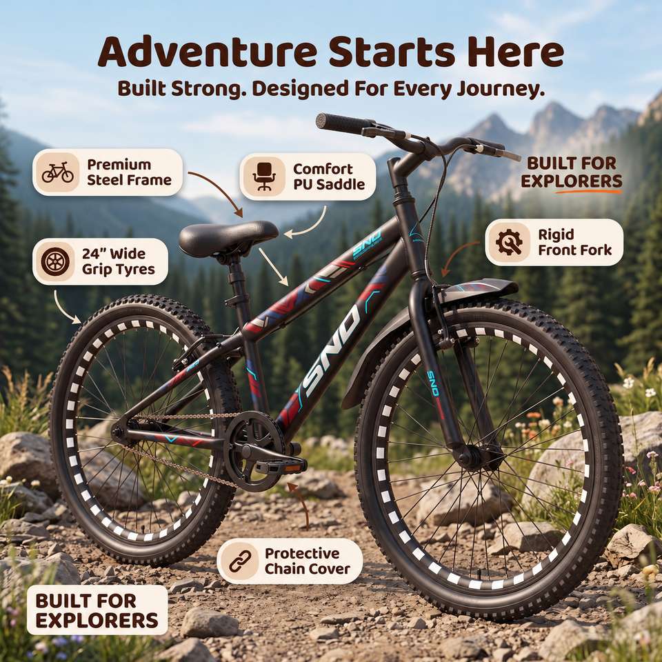 StarAndDaisy Adventure Pro Kids Bike ⭐ 24 T (inch) Road Cycle Price in ...