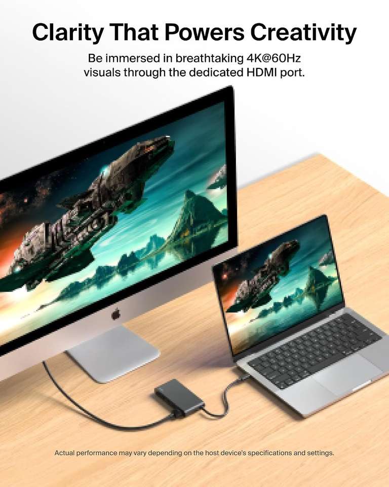 BELKIN Connect USB-C 5-in-1 Multiport Hub 100W AVC021fqBK Docking ...
