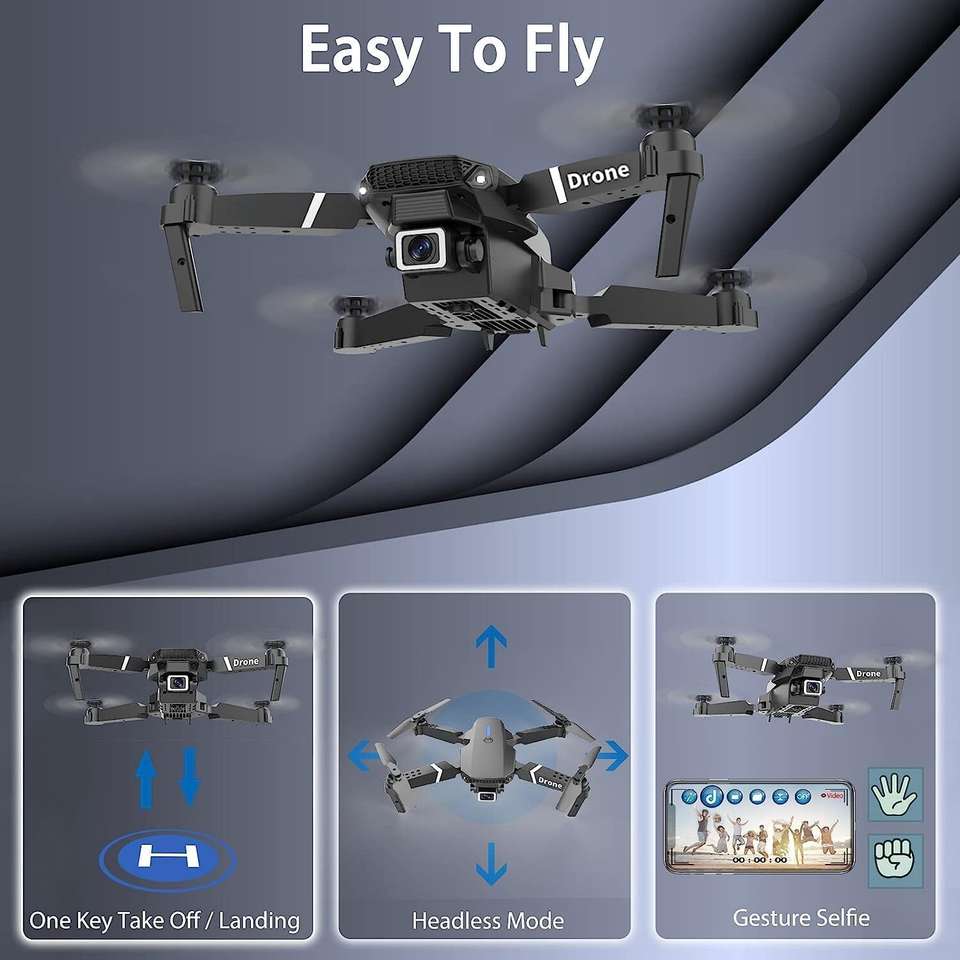 TJOI E88 Pro Professional 4K Camera Drone with Foldable Arms Design ...