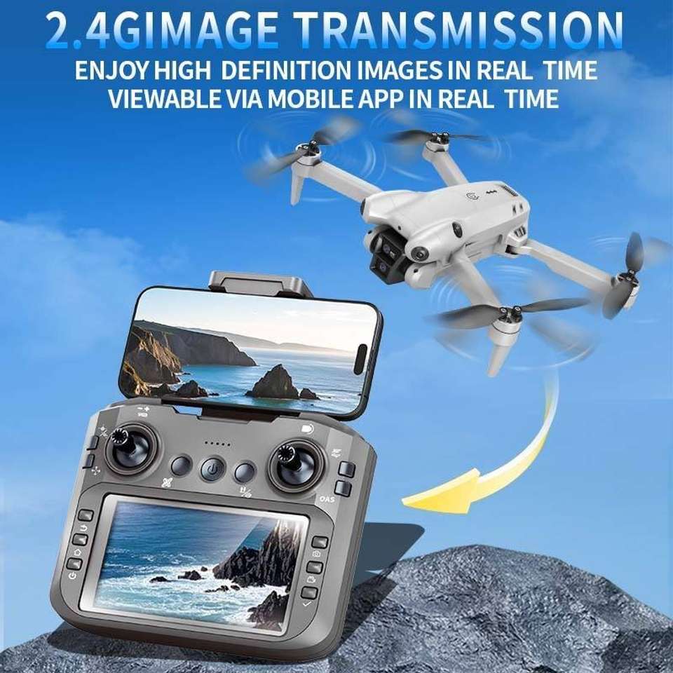 Ezerio M4 Ultra GPS Drone with Dual Camera, 5G WiFi FPV, Dual Gimbal ...