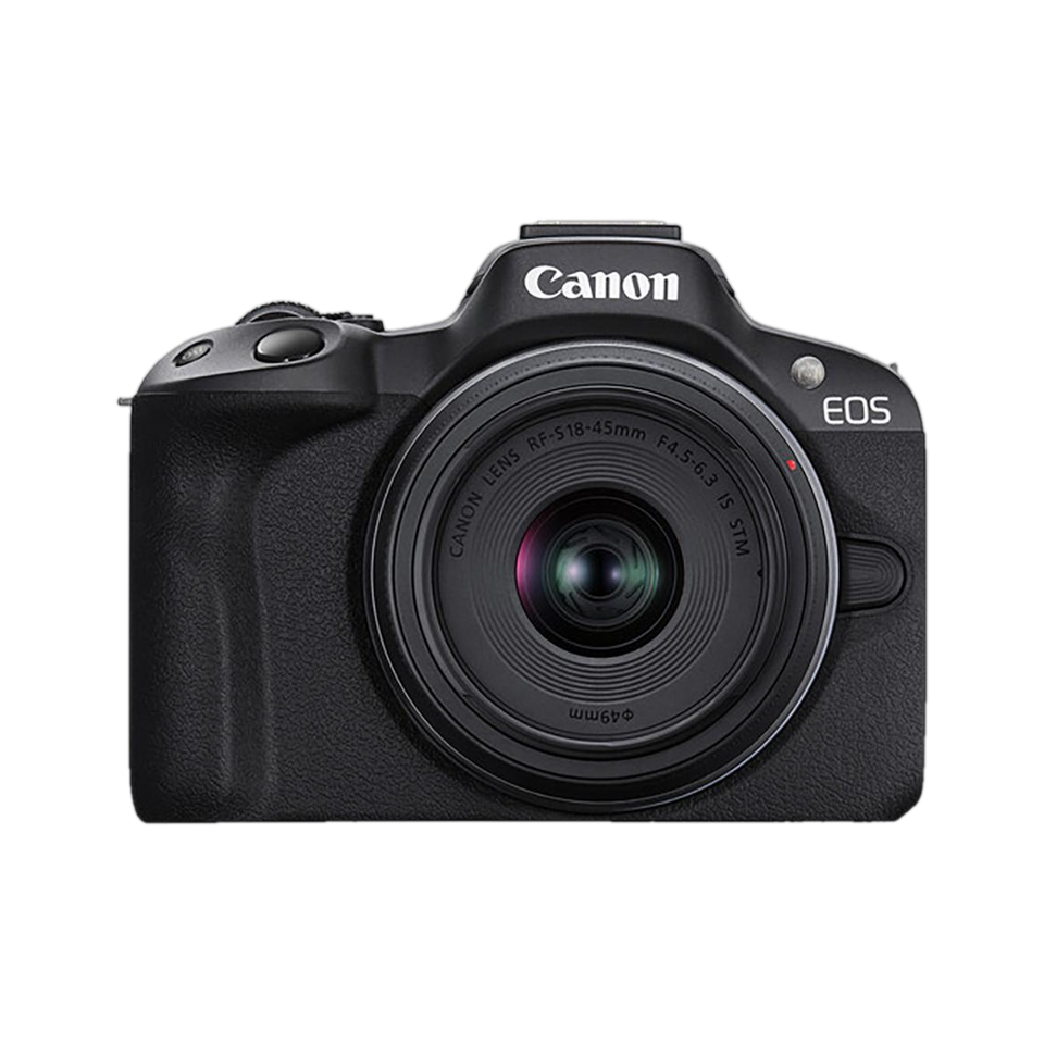 Canon EOS R50 Mirrorless Camera Body with RF - S 18 - 45 mm f/4.5 - 6.3 ...