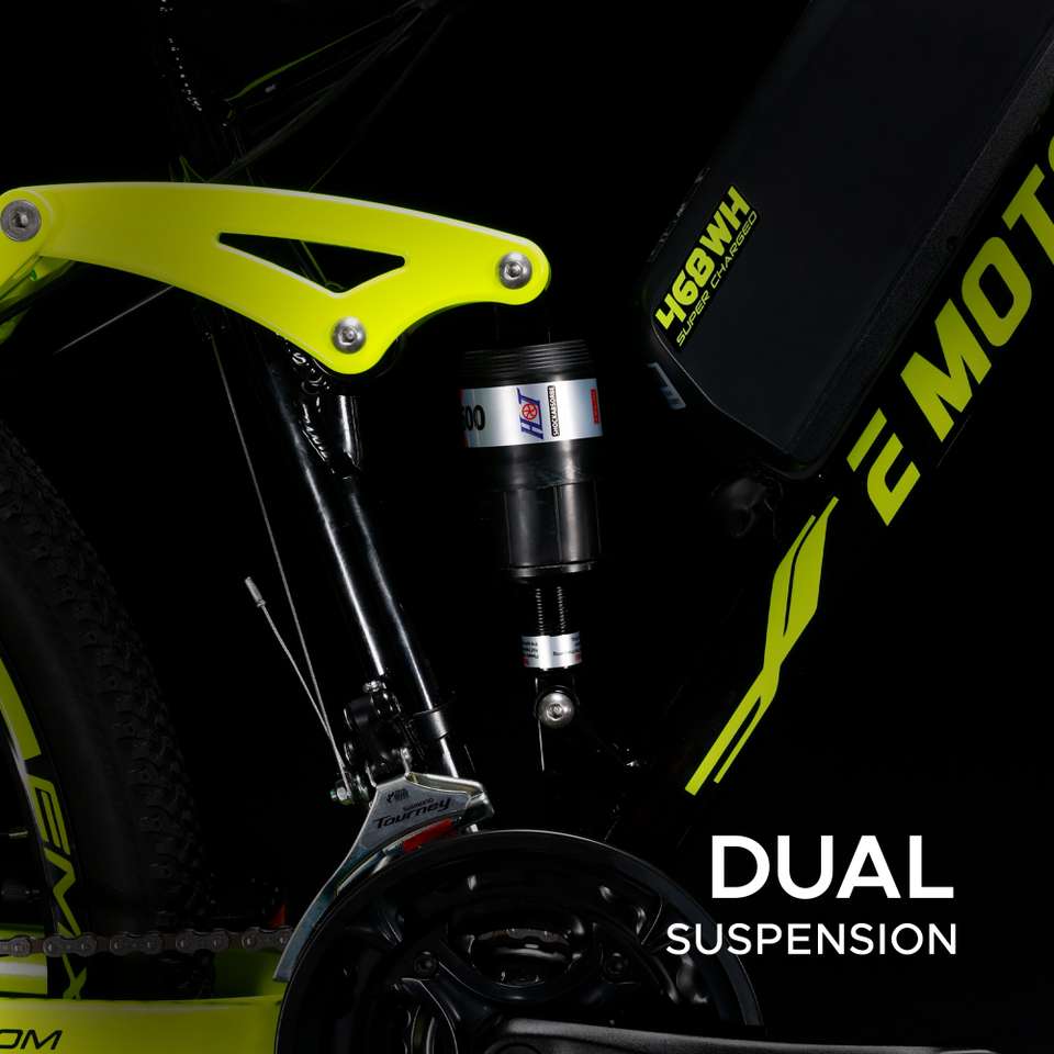 EMotorad EMX 27.5 inches 21 Gear Lithium-ion (Li-ion) Electric Cycle ...