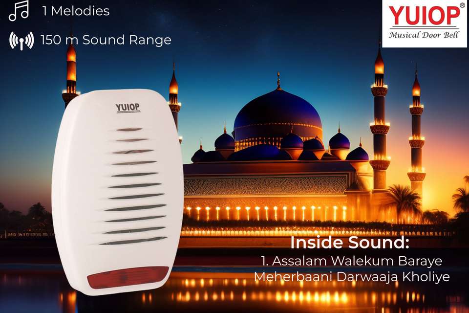 Yuiop YUIOP - Sparkal Assalam Walekum Religious Door Bell - Battery Operated ...