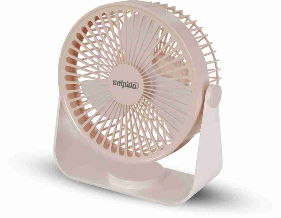 Salpido TF 07 Portable Rechargeable Mini Table Fan, 360° Rotatable with ...