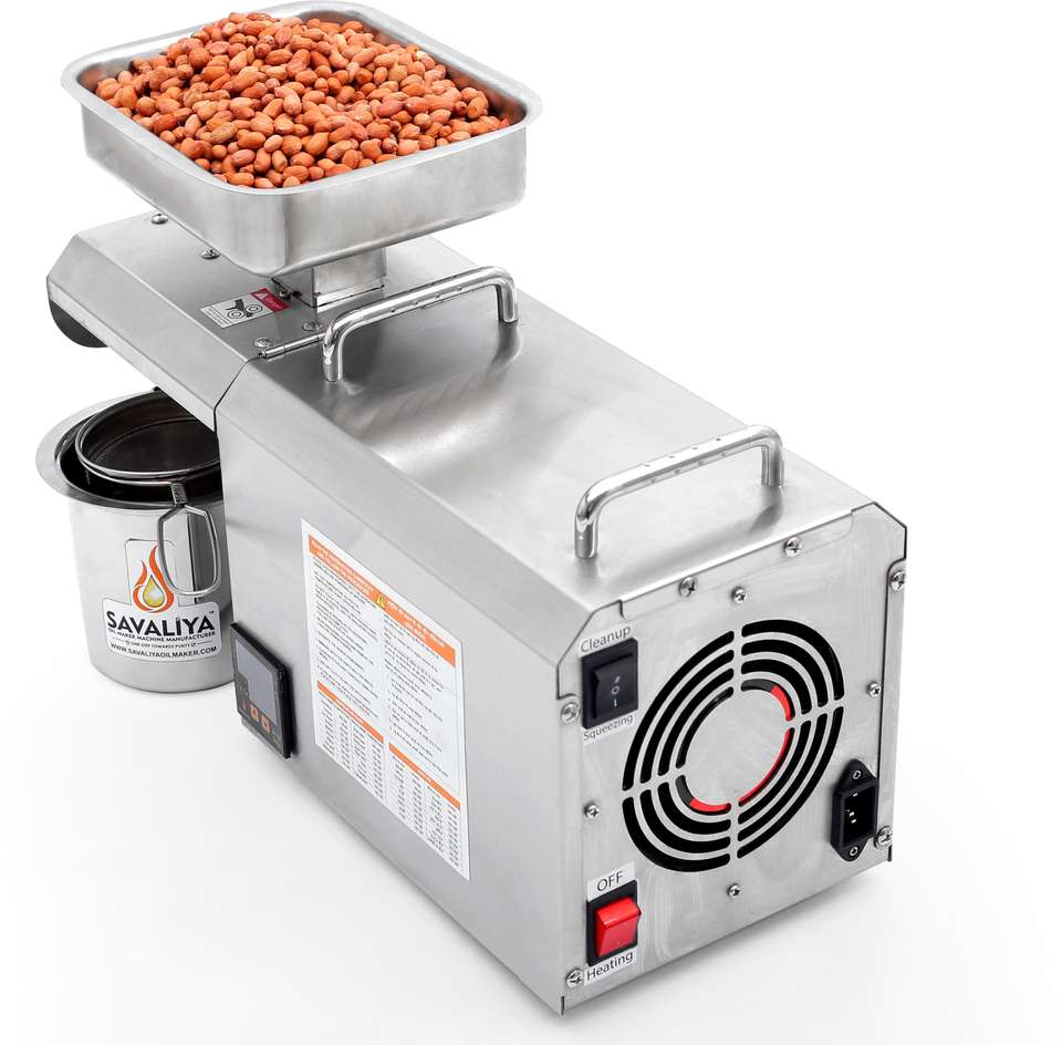 Savaliya Industries Home Use Cold Press Oil Extraction Machine SI-702 ...