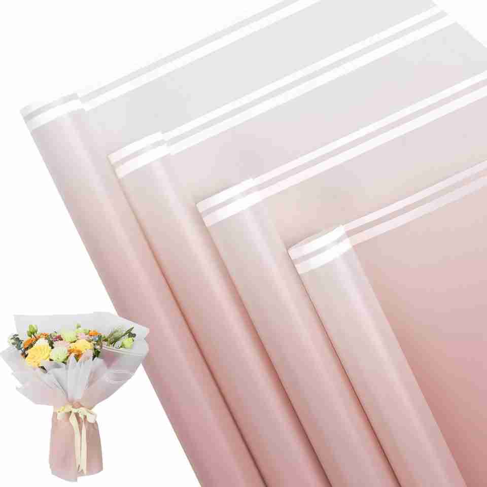 Geek Arts Flower Bouquet White Border Waterproof Korean Style 10 Pcs ...