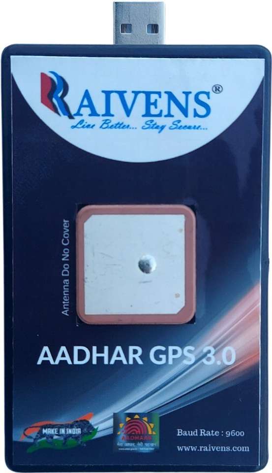 RAIVENS GPS Tracker for Aadhar Center | Aadhar GPS | USB GPS Receiver ...