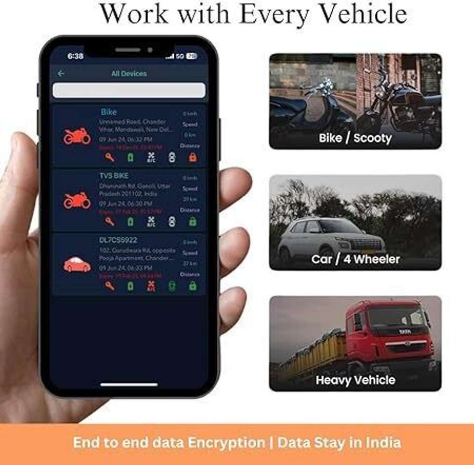 GPSGOTRACK Waterproof GPS Tracker with Vehicle Cut-Off Feature and Live ...
