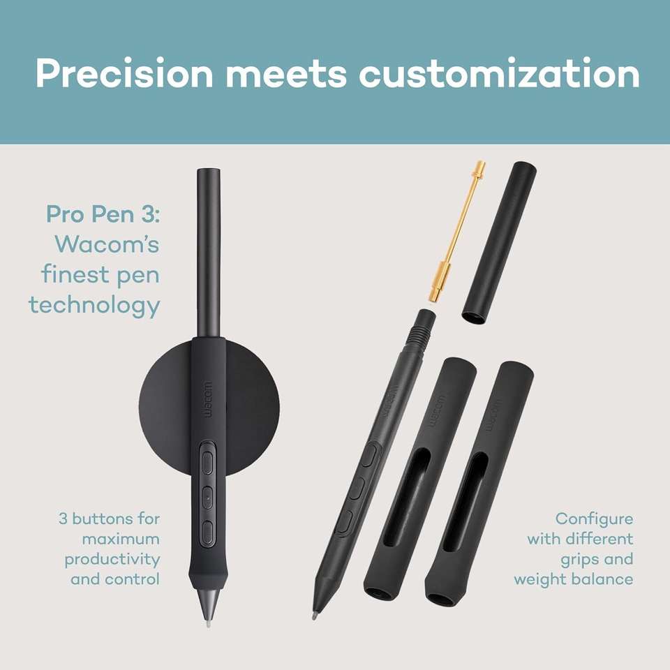 WACOM PTK670K0A Intuos Pro Medium Bluetooth Professional Graphic ...