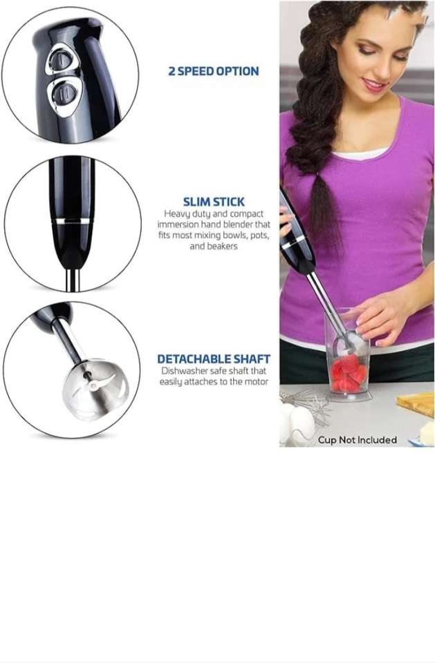 SKYLINE 500 W Black Hand Blender Price in India - Buy SKYLINE 500 W ...