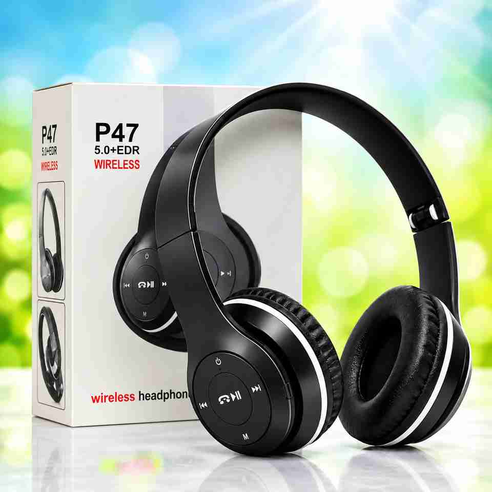 akiranix P47 Wireless Bluetooth Headphones Bluetooth & Wired Headset ...