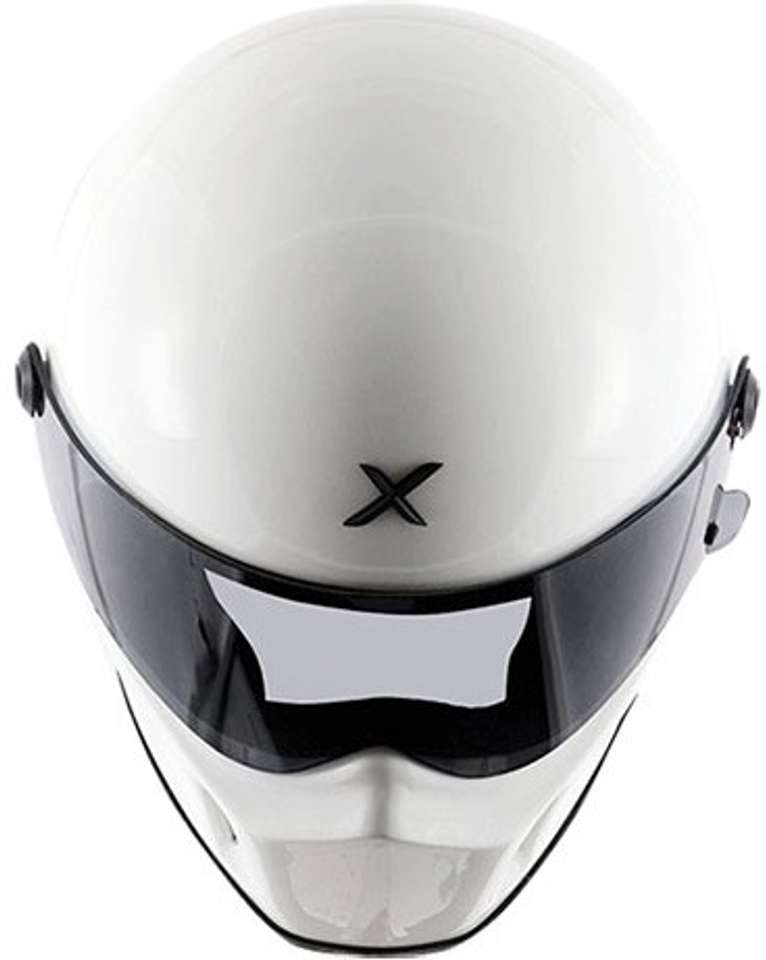 Axor Rouge CR Decals Designs AXOR Retro Dominator Rogue White Helmet Motorbike ...
