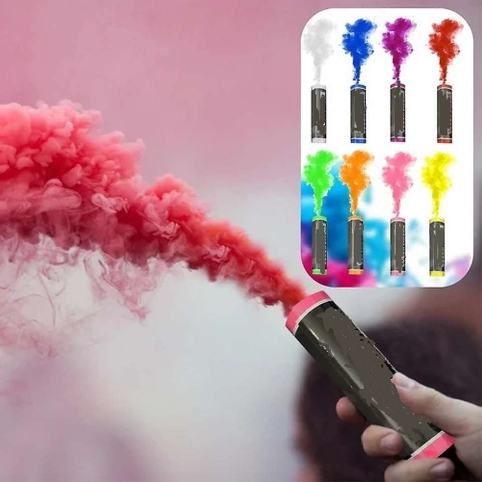 Powder Bomb navjai Colorful Holi Smoke Bomb for Photography Wedding Gulal Smoke Fog ...