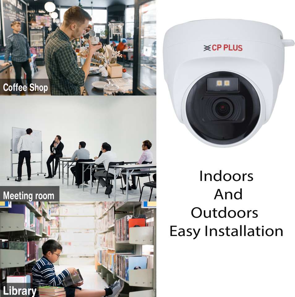 CP PLUS CP PLUS illumax Dual Light 2.4MP Full HD Built-in Mic,Indoor ...