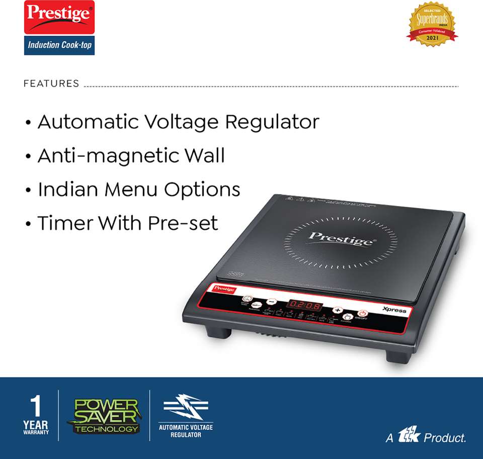 Prestige 1200 W Induction Cooktop Push Button - Buy Prestige 1200 W ...